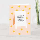 Geweldige Vaderdagkaart Kaart (Voorkant)