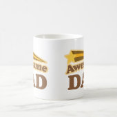 Geweldige vaders dag cadeau koffiemok (Center)