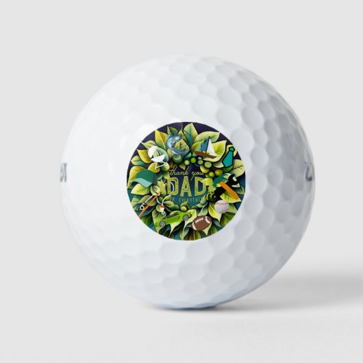 Geweldige vaders golfballen (Voorkant)
