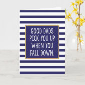 Geweldige vaders - Grappige Vaderdagkaart Kaart (Gele Bloem)