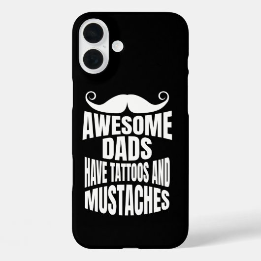 Geweldige vaders hebben tatoeages Zwarte iPhone ho Case-Mate iPhone Case (Achterkant)