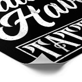 Geweldige vaders hebben Tattoos getatoeëerd papa g Poster (Hoek)