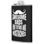 Geweldige vaders hebben Tattoos zwarte kolf 8oz Heupfles (Links)