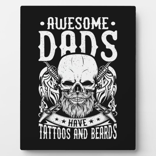 Geweldige vaders: Tattoos & baarden regel Fotoplaat (Voorkant)