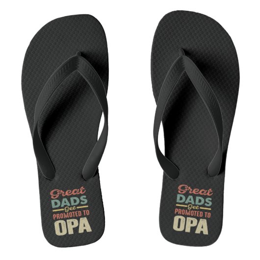 Geweldige vaders worden gepromoveerd tot Opa cadea Teenslippers (Voetbed)