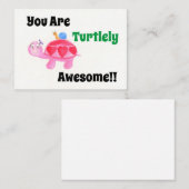 Geweldige Valentijn voor schildpad en slak Notitiekaartje (Voorkant / Achterkant)