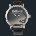 Geweldige vangst - Artsy Fisherman Vist op maat Horloge<br><div class="desc">Artsy visser vissende gepersonaliseerde horloge voor vader,  man,  opa... Geweldig vaderdag cadeau,  verjaardagscadeau voor je belangrijke persoon! Om de tekst te veranderen,  gebruik de persoonlijke optie. Voor uitgebreidere tekstveranderingen zoals veranderingen in de doopvont,  de doopvontkleur,  of de tekstlay-out,  kies de pas optie aan.</div>