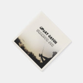 Geweldige vangst - Artsy Fisherman Vist op maat Servet (Hoek)