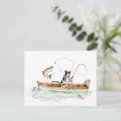 Geweldige vangst! briefkaart (Staand voorkant)