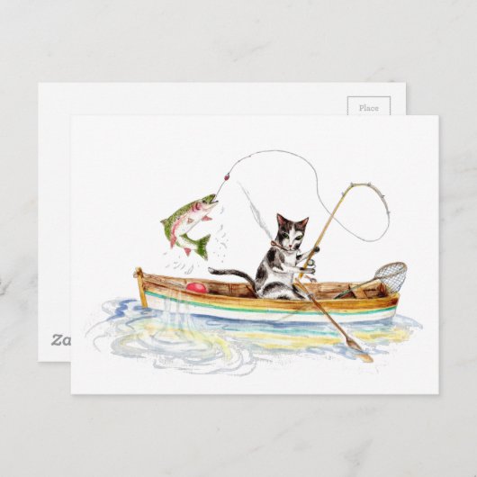 Geweldige vangst! briefkaart (Voorkant / Achterkant)