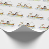 Geweldige vangst! cadeaupapier (Hoek)