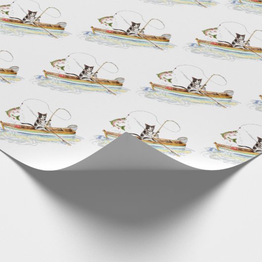 Geweldige vangst! cadeaupapier (Hoek)