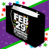 Geweldige Verjaardag 2024 schrikkeldag schrikkelja Groot Cadeauzakje