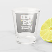 Geweldige Verjaardag 2024 schrikkeldag schrikkelja Shot Glas (Achterkant)