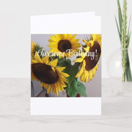 Geweldige verjaardag kaart (Voorkant)