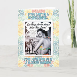 Geweldige verjaardag waarschuwing kaart