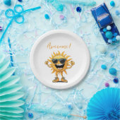 Geweldige verjaardagsfeestje- papieren bordje (Feest)