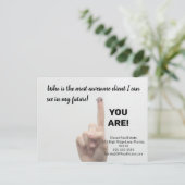 Geweldige verkoop van onroerend goed voor klanten briefkaart (Staand voorkant)