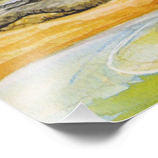 Geweldige verplaatsing foto afdruk (Hoek)