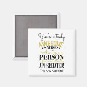 geweldige verpleegkundige, verpleegweek magneet (Voorkant / Achterkant)