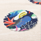 Geweldige versiering kartonnen onderzetters (Gekanteld)