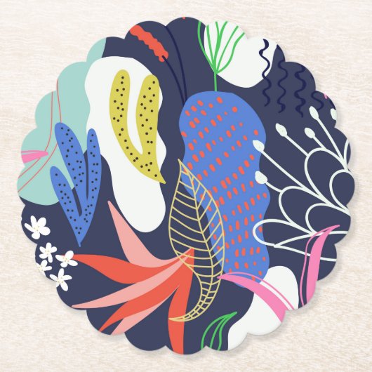 Geweldige versiering kartonnen onderzetters (Voorkant)