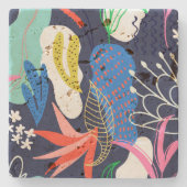 Geweldige versiering stenen onderzetter (Voorkant)