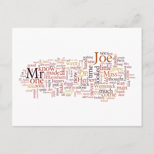 Geweldige verwachtingen briefkaart (Voorkant)