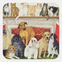 Geweldige verwachtingen vierkante sticker