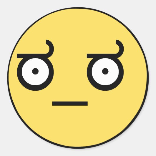 Geweldige verwijderingsveld ronde sticker (Voorkant)