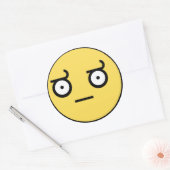 Geweldige verwijderingsveld ronde sticker (Envelop)