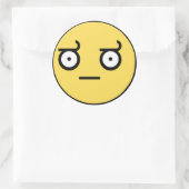 Geweldige verwijderingsveld ronde sticker (Tas)