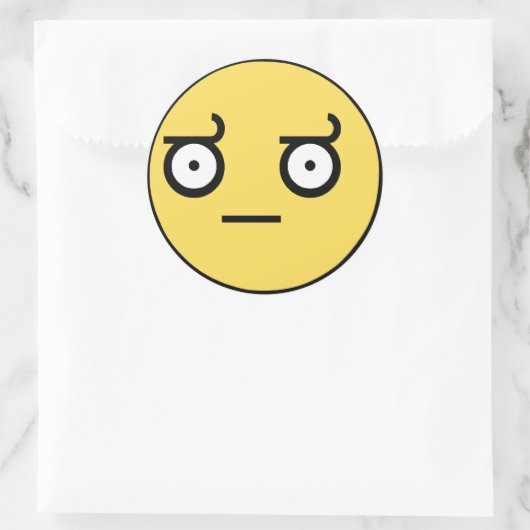 Geweldige verwijderingsveld ronde sticker (Tas)