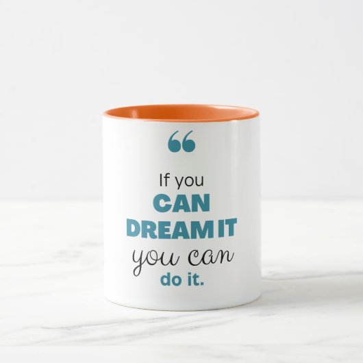 "Geweldige Vibes: inspiratie citaat Mok (Midden)