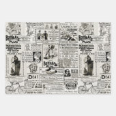 Geweldige Victoriaans krant Era Adverteren adverte Inpakpapier Vel (Voorkant 2)