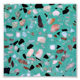 Geweldige vintage abstract marmeren foto afdruk