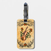 Geweldige viool bagagelabel (Achterkant verticaal)