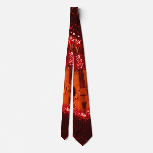 Geweldige viool, muziek stropdas (Achterkant)