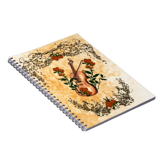 Geweldige viool notitieboek (Rechterzijde)