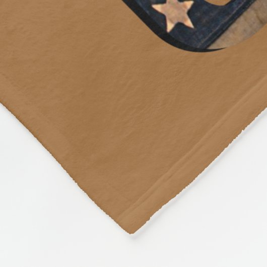 Geweldige vlag van de burgeroorlog fleece deken (Hoek)