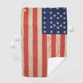 Geweldige vlag van de burgeroorlog golfhanddoek (Insitu)