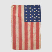 Geweldige vlag van de burgeroorlog golfhanddoek (Voorkant)