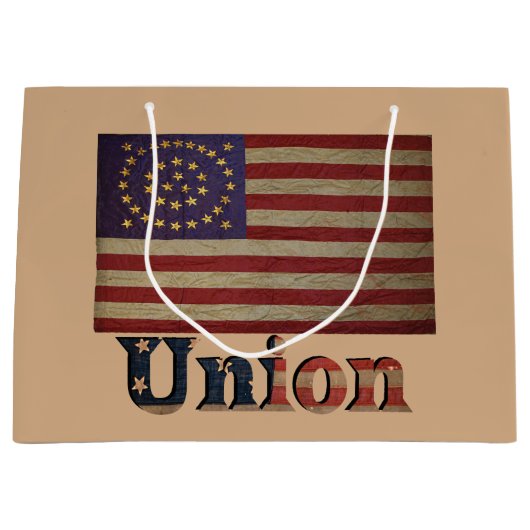 Geweldige vlag van de burgeroorlog groot cadeauzakje (Voorkant)