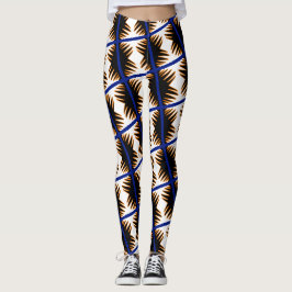 Geweldige Vlammen Abstracte Print Leggings