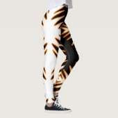 Geweldige Vlammen Abstracte Print Leggings (Rechts)