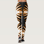 Geweldige Vlammen Abstracte Print Leggings (Achterkant)