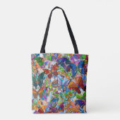geweldige vlinders tote bag (Achterkant)