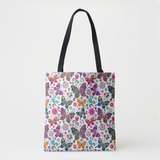 geweldige vlinders tote bag (Voorkant)