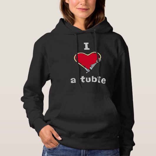 Geweldige voedingstallatie Ik hou van een week van Hoodie (Voorkant)