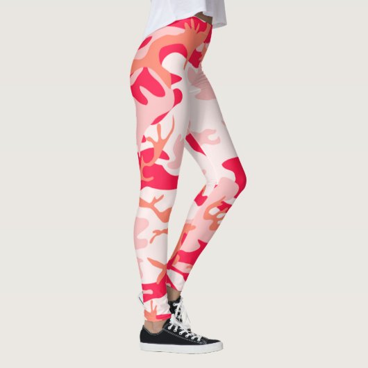 Geweldige voor het roze Camouflage-patroon van Gym Leggings (Rechts)